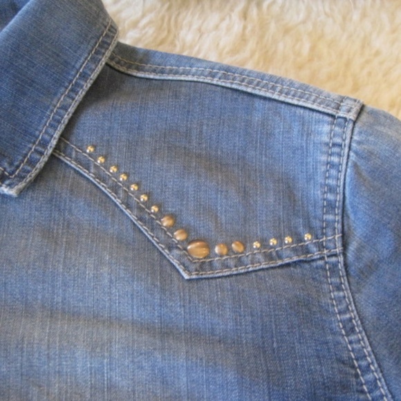 SPACE STYLE CONCEPT Denim shirt - Picture 5 of 6